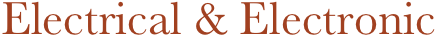 Electrical & Electronic